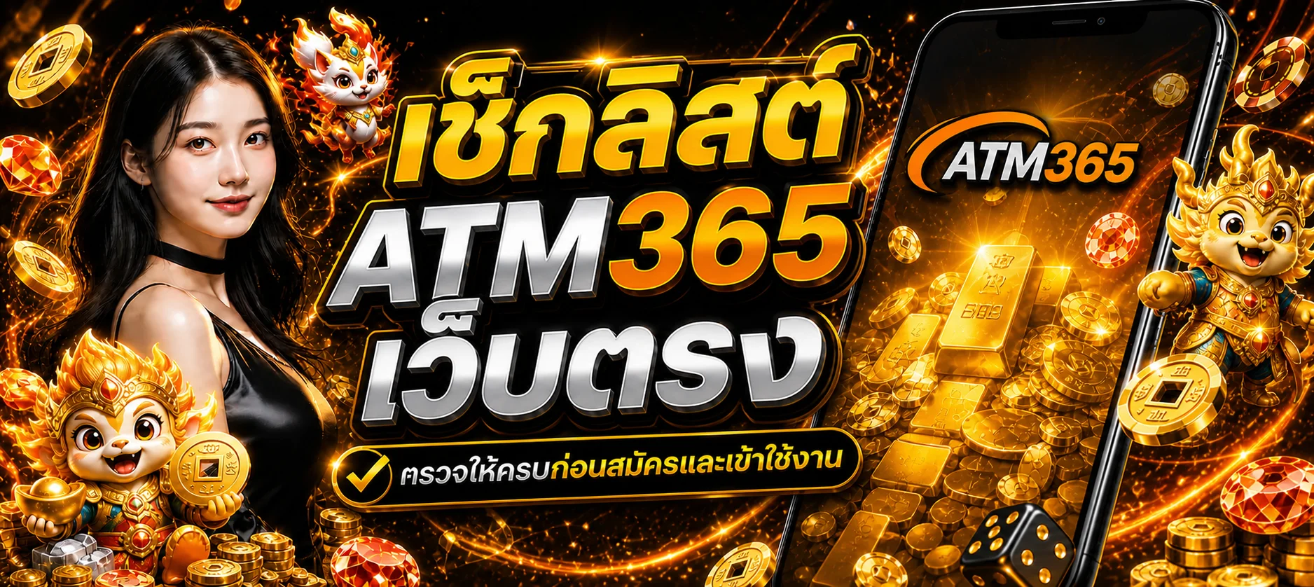 ATM365 เว็บตรง เช็กลิสต์ก่อนสมัครและเข้าใช้งาน